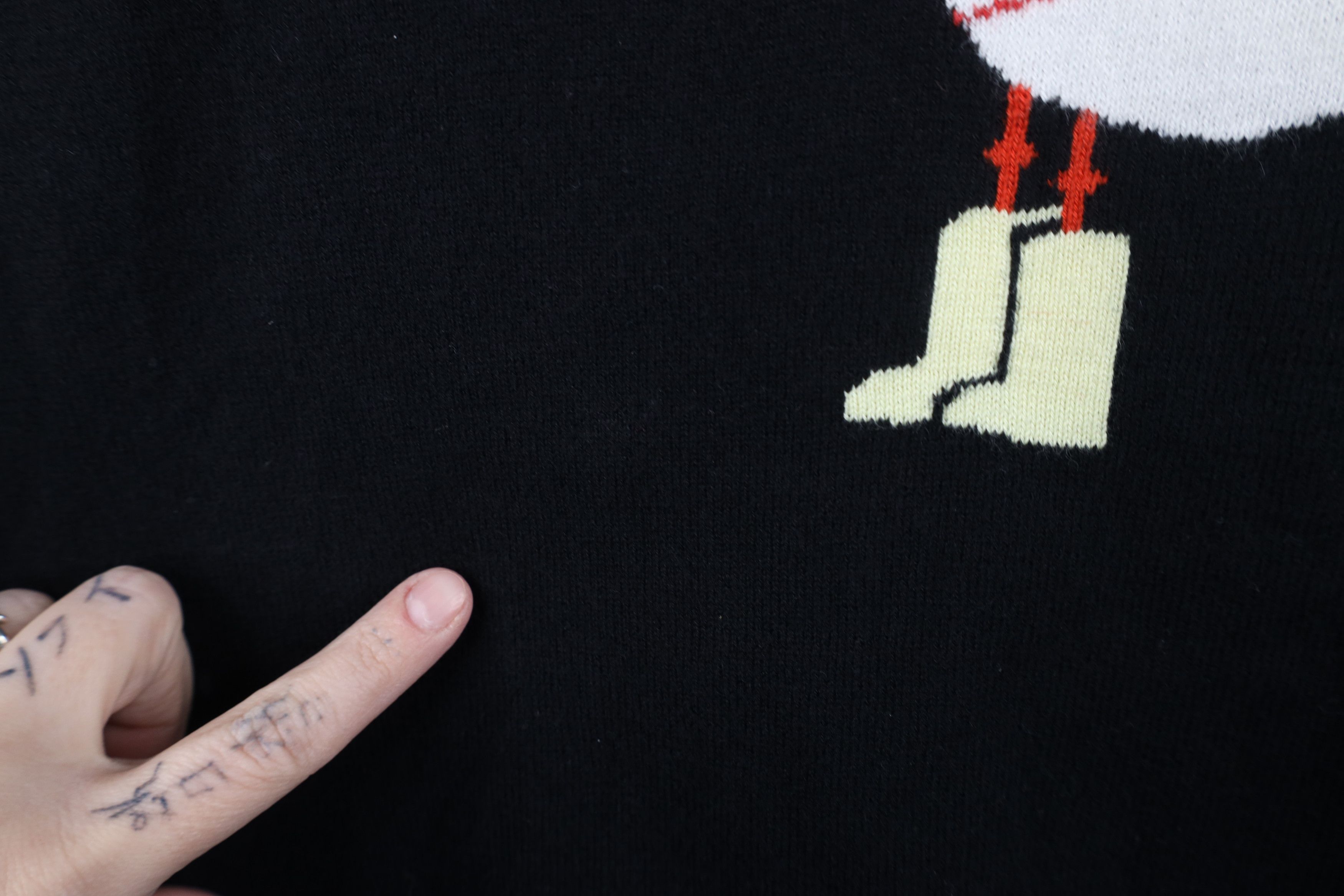 Lands' End × Vintage Vintage Lands End Blend Knit Duck Crewneck Sweater Black Size S / US 4 / IT 40 - 5 Thumbnail