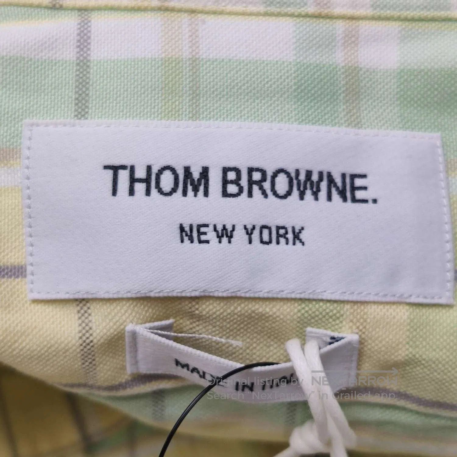 Thom Browne Thom Browne Cotton Plaid Button. Size US XL / EU 56 / 4 - 2 Thumbnail