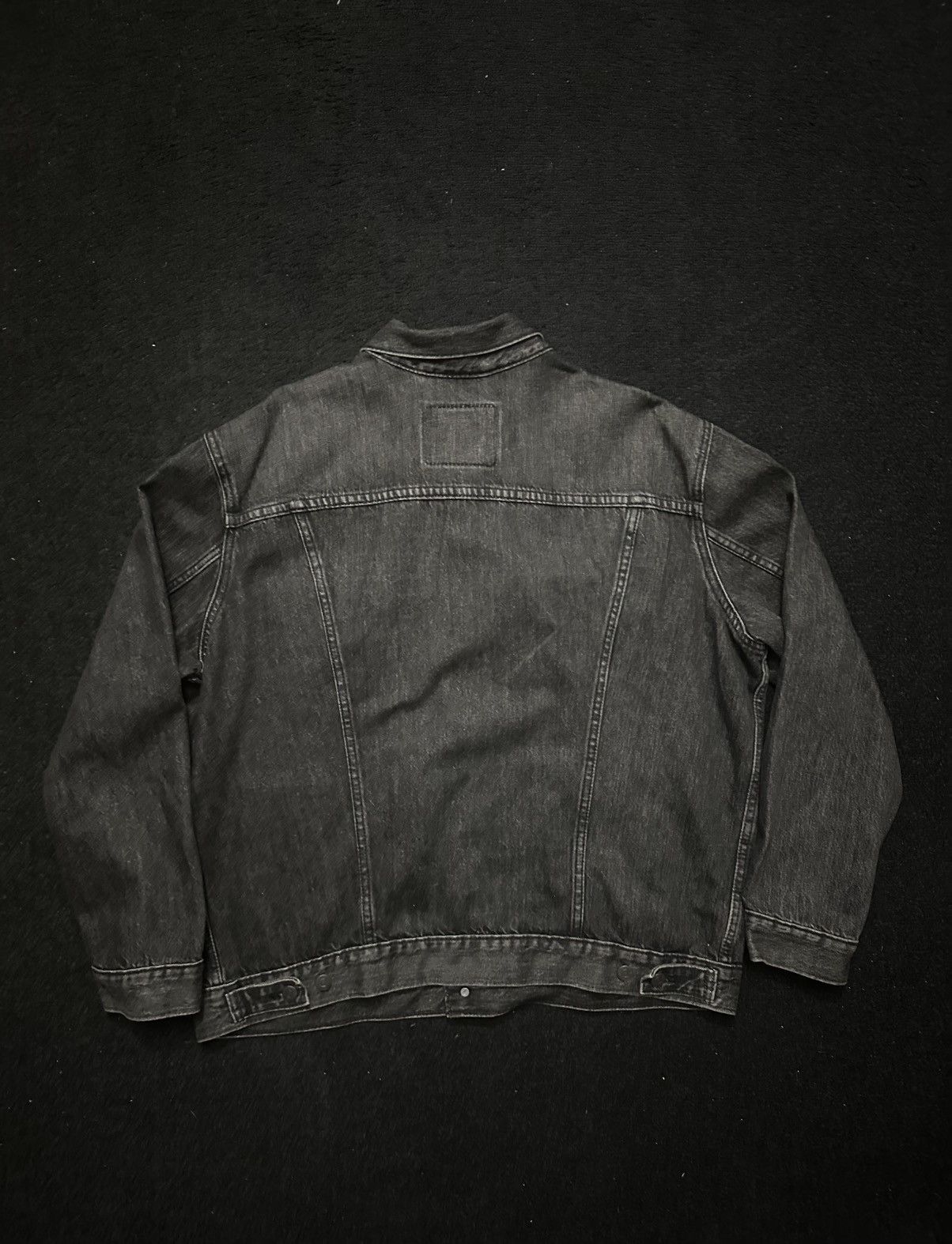 Levi's Charcoal Levi Jean Jacket Size US XL / EU 56 / 4 - 3 Thumbnail