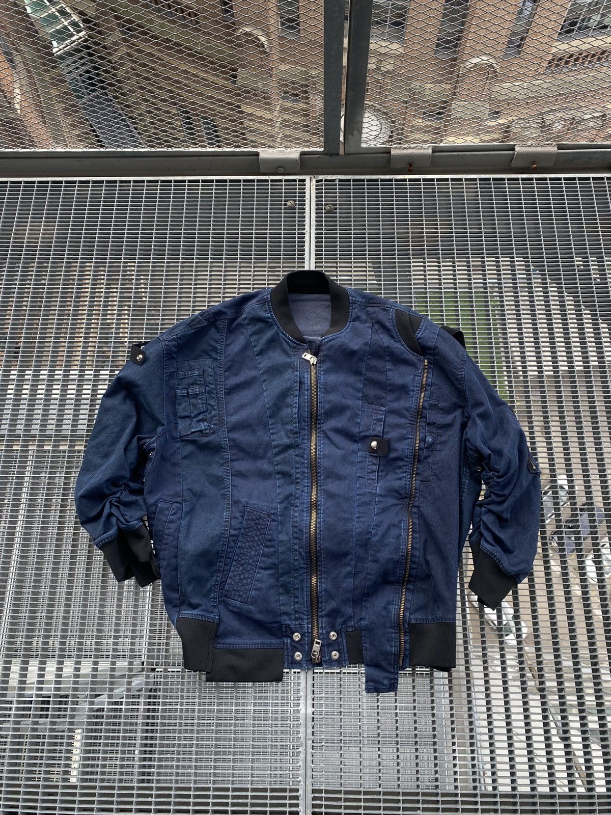 Diesel Mega Oversized Diesel Multipocket Deconstructed Bomber Size US S / EU 44-46 / 1 - 3 Thumbnail