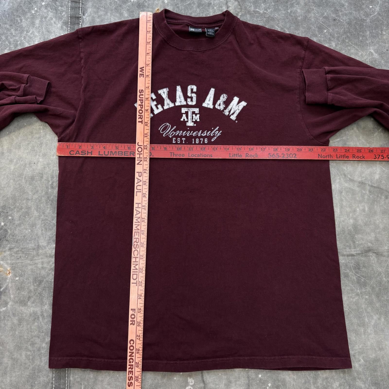 Gear for Sports Vintage Y2K Texas A&M University Aggies Long Sleeve Shirt Size US XL / EU 56 / 4 - 4 Thumbnail