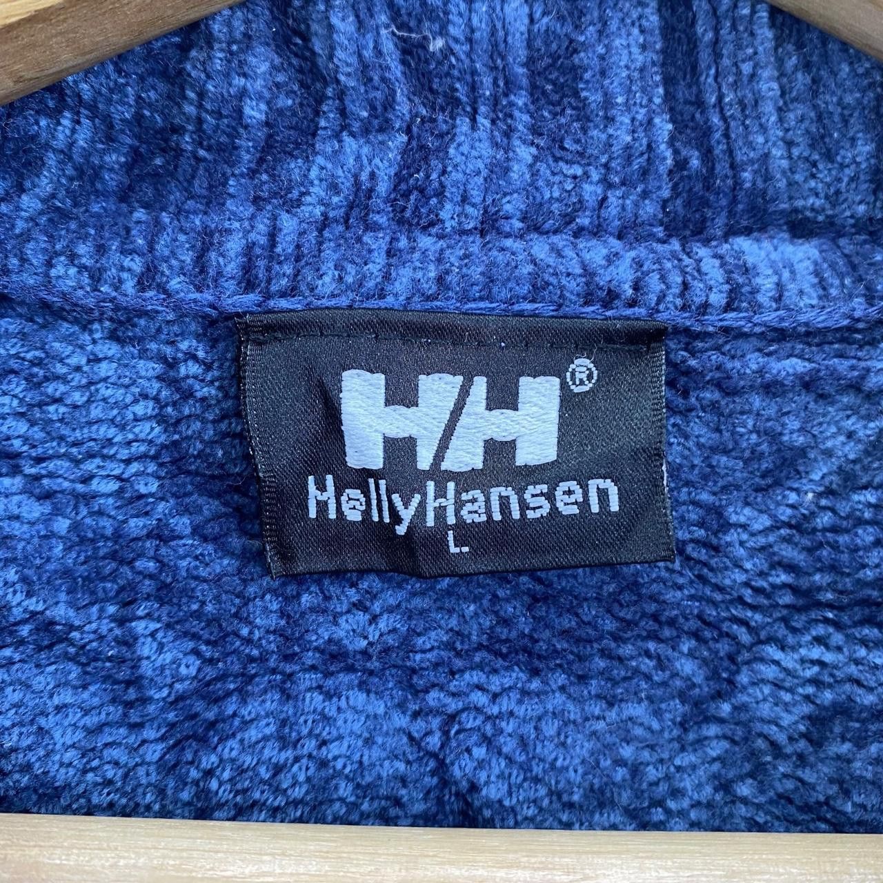 Helly Hansen Vtg 90’ HELLY HANSEN SAILING Knitwear Blue Jacket Sweater Size US L / EU 52-54 / 3 - 4 Thumbnail