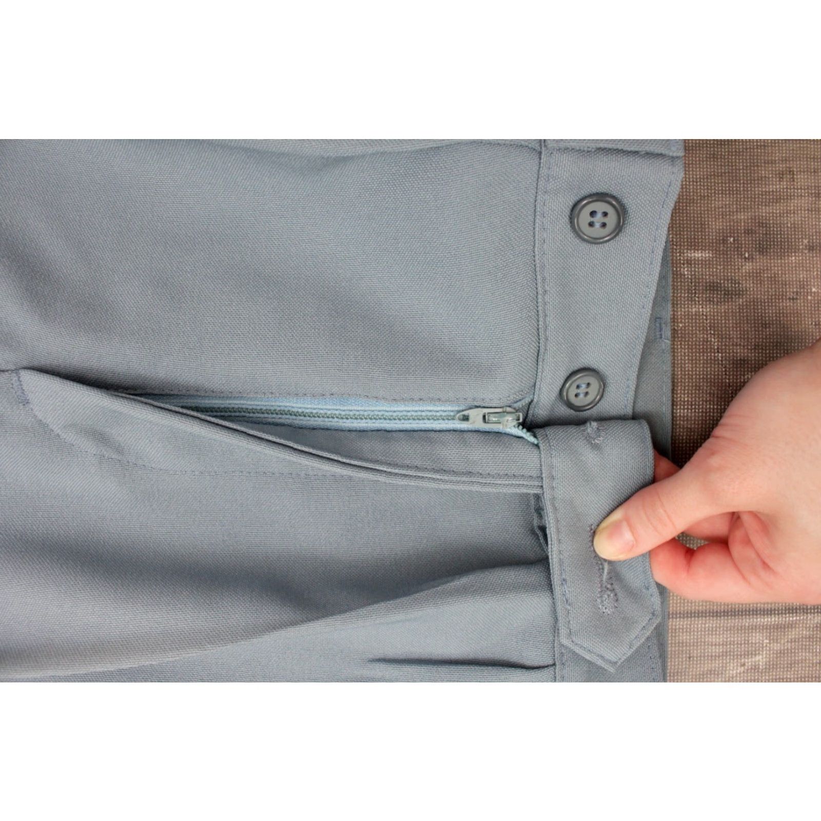 Lee VINTAGE Lee Polyester Pants 29x31 70s Disco NOS Blue Adults Mens Size US 29 - 7 Thumbnail