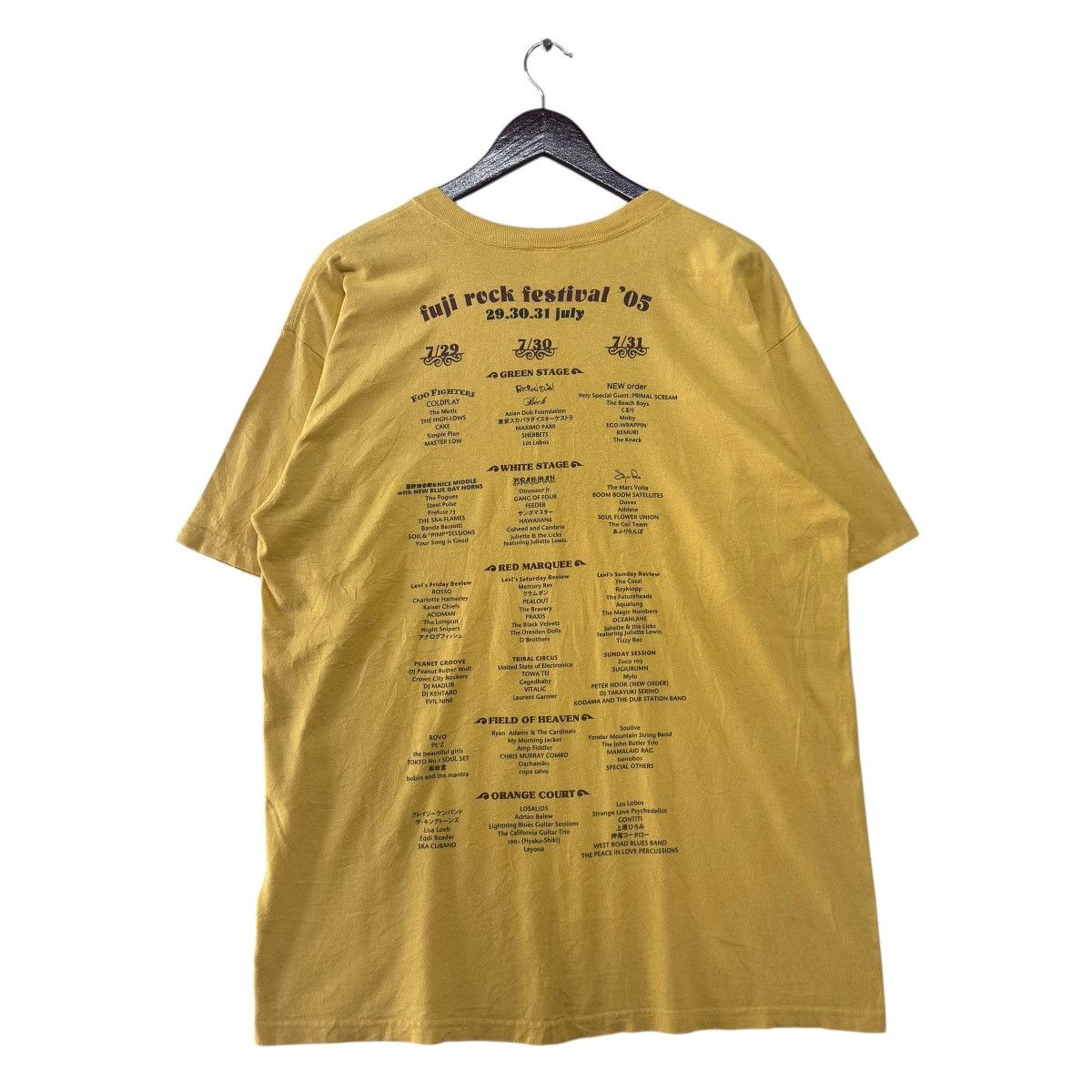 Band Tees × Vintage 2005 Fuji Rock Festival Japan Tee Shirt Size US L / EU 52-54 / 3 - 4 Thumbnail