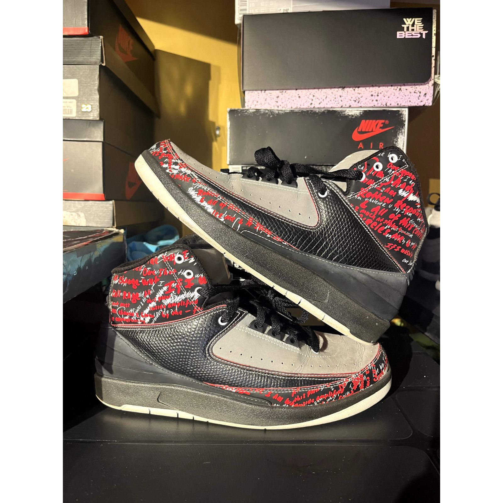 Eminem × Jordan Brand Air Jordan 2 Retro Eminem - Size 9.5 Size US 9.5 / EU 42-43 - 3 Thumbnail