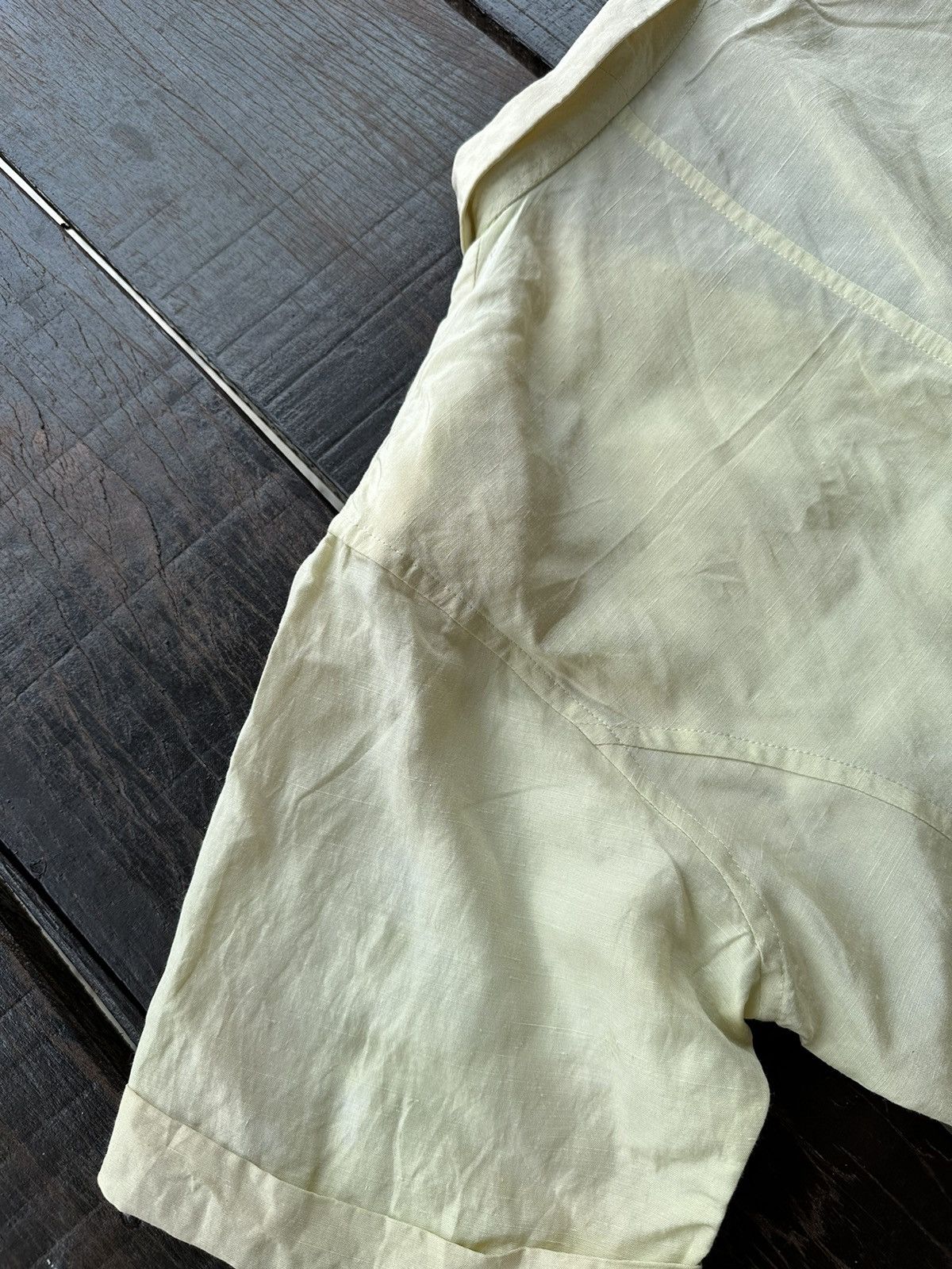 Designer × Vintage × Yohji Yamamoto Vintage Y’S Yohji Yamamoto short sleeve jacket Size S / US 4 / IT 40 - 6 Thumbnail