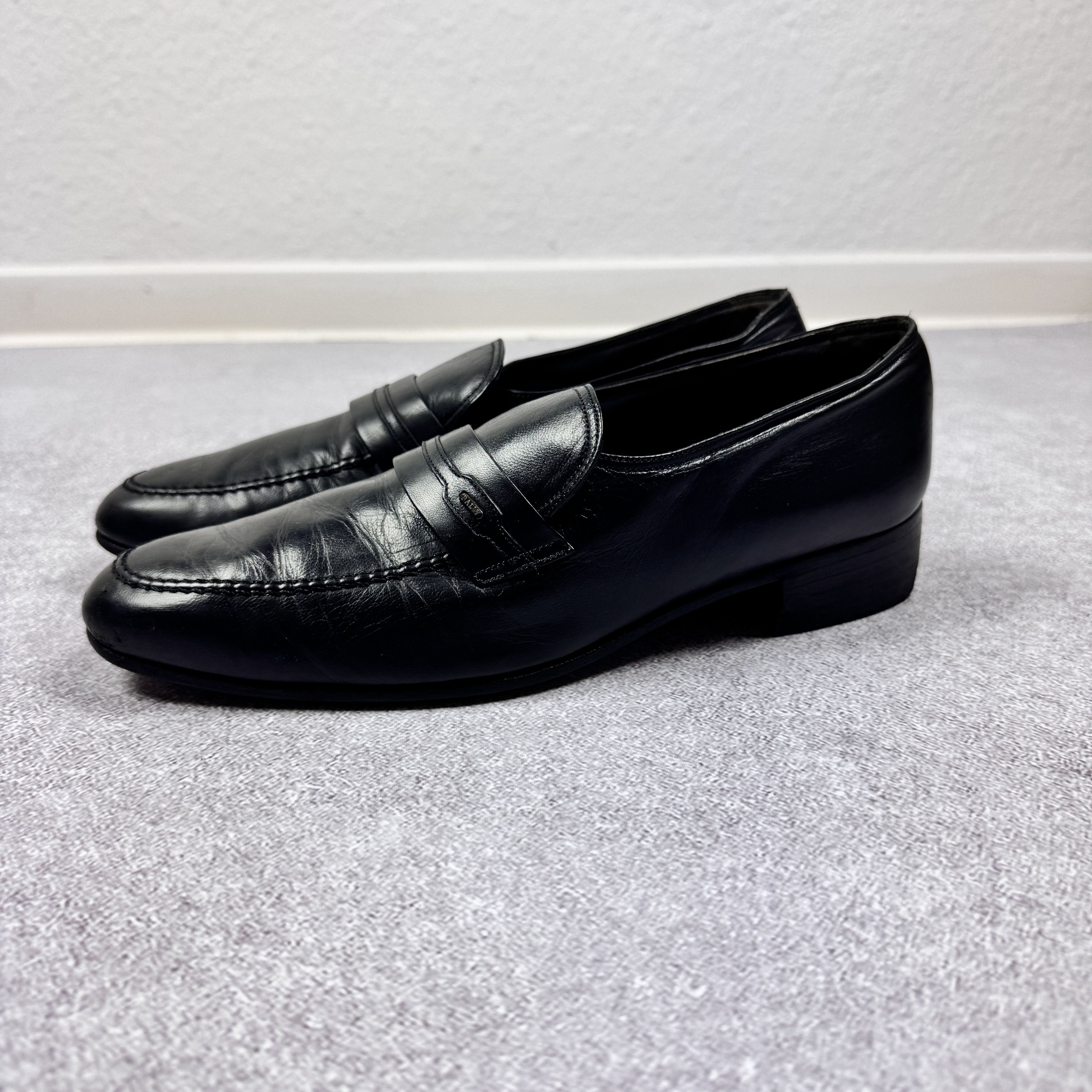 Bally Bally Suisse Club Black Leather Loafers 542161 Size 7/27 cm Size US 8.5 / EU 41-42 - 5 Thumbnail