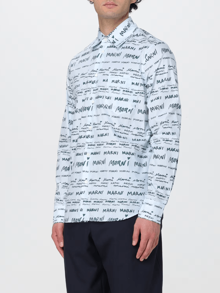 Marni BNWT AW23 MARNI MEGAMARNI POPELINE SHIRT 50 Size US M / EU 48-50 / 2 - 1 Thumbnail