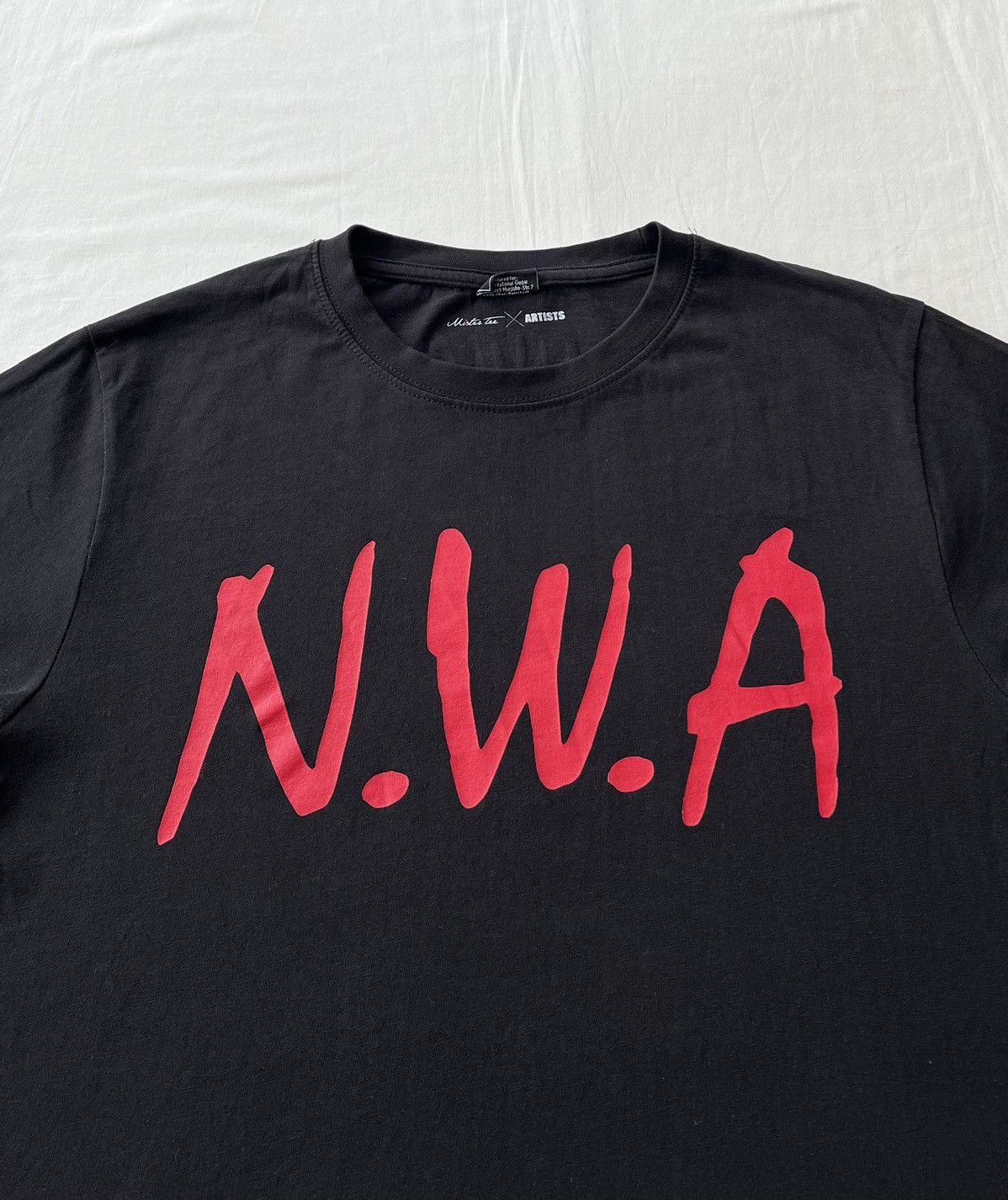 Rap Tees NWA N.W.A Mister Tee x Artists Rap Band Black T-shirt Size US S / EU 44-46 / 1 - 3 Thumbnail