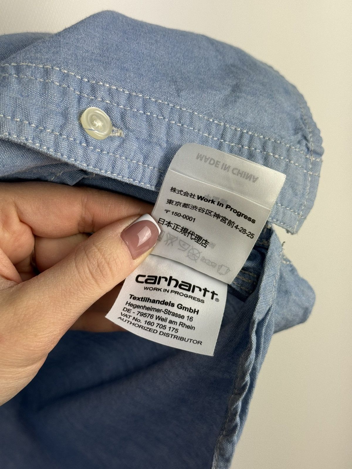 Carhartt Carhartt L/S State Chest Logo Long Sleeve Button Up Shirt Size US L / EU 52-54 / 3 - 14 Thumbnail