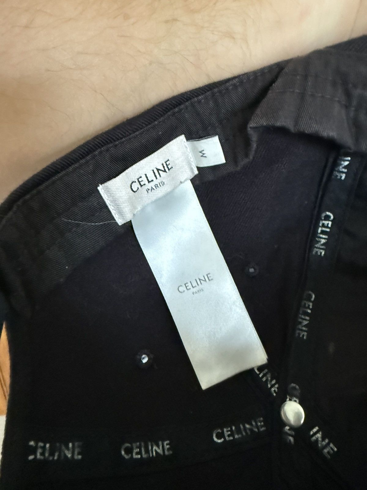Celine $590 Celine C logo embroidered baseball cap Hedi Slimane M Size ONE SIZE - 10 Thumbnail