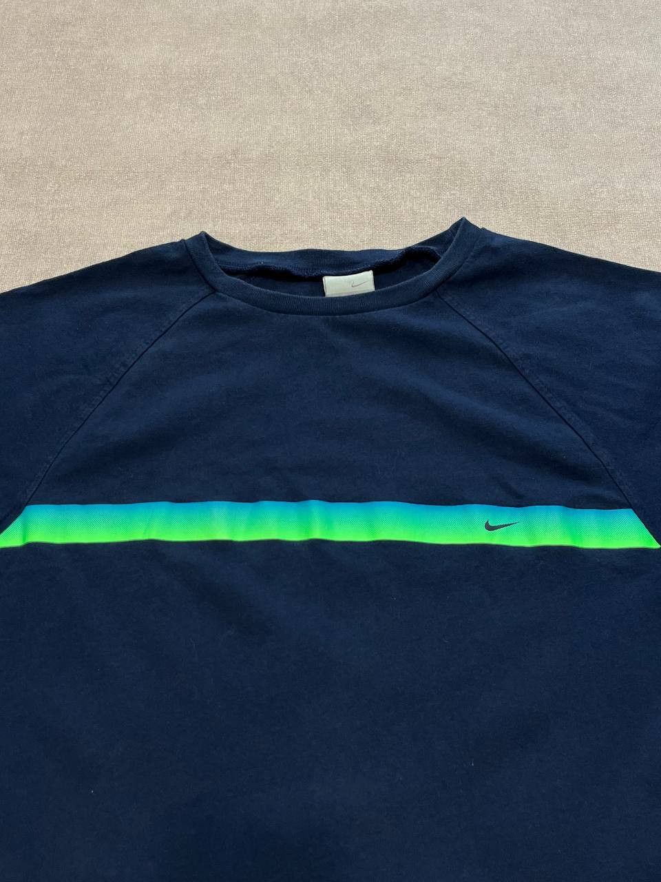 Nike Vintage 90s Nike Swoosh T Shirt Mens Logo Print Blue Size US S / EU 44-46 / 1 - 4 Thumbnail