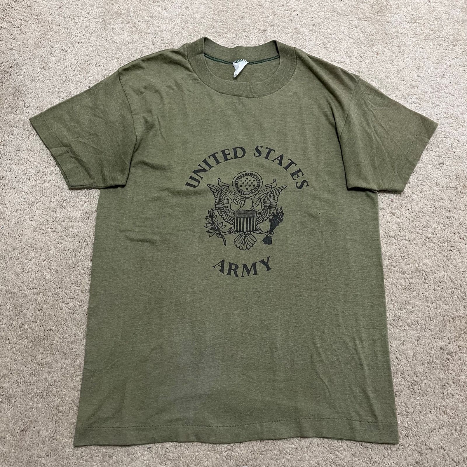Other Vintage United States Army Military Olive Green Shirt Medium Size US M / EU 48-50 / 2 - 1 Thumbnail