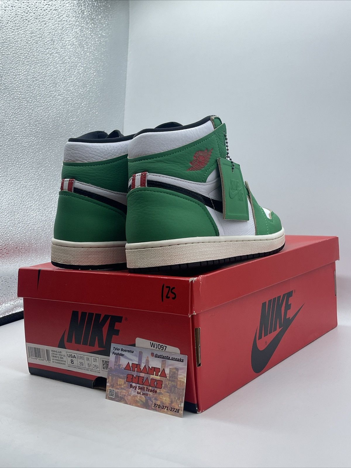 Nike Wmns air Jordan 1 high lucky green Size US 8 / IT 38 - 5 Thumbnail