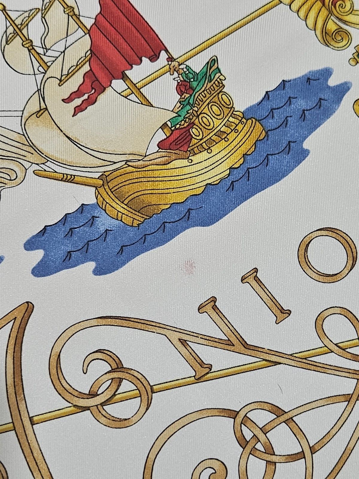 Hermes HERMES Voiles De luminere Silk Scarf Size ONE SIZE - 7 Thumbnail