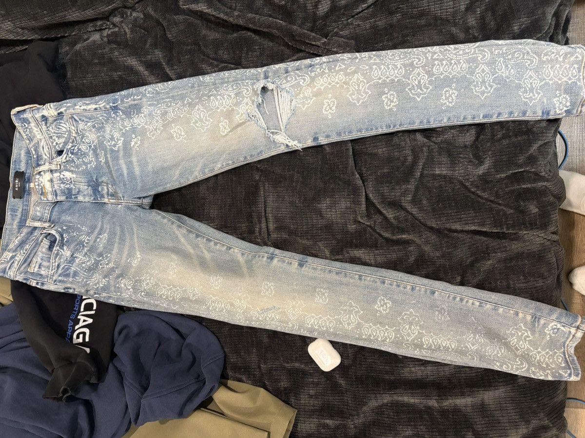 Amiri Amiri Paisley MX1 Size US 31 - 2 Thumbnail