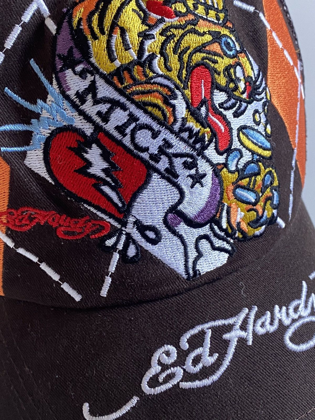 Ed Hardy Y2k Ed Hardy Japanese Streetwear Fashion Trucker Cap Size ONE SIZE - 4 Thumbnail