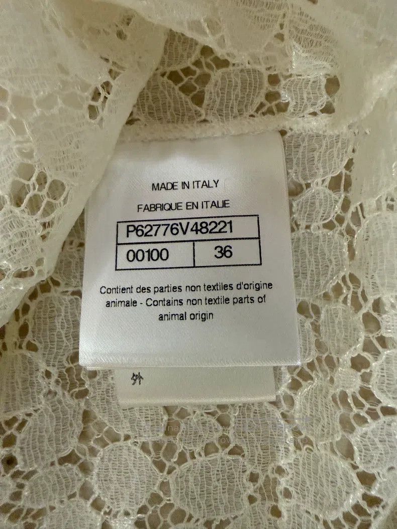 Chanel Chanel Show heavy industry court lace hollow elegant white Size XS / US 0-2 / IT 36-38 - 4 Thumbnail