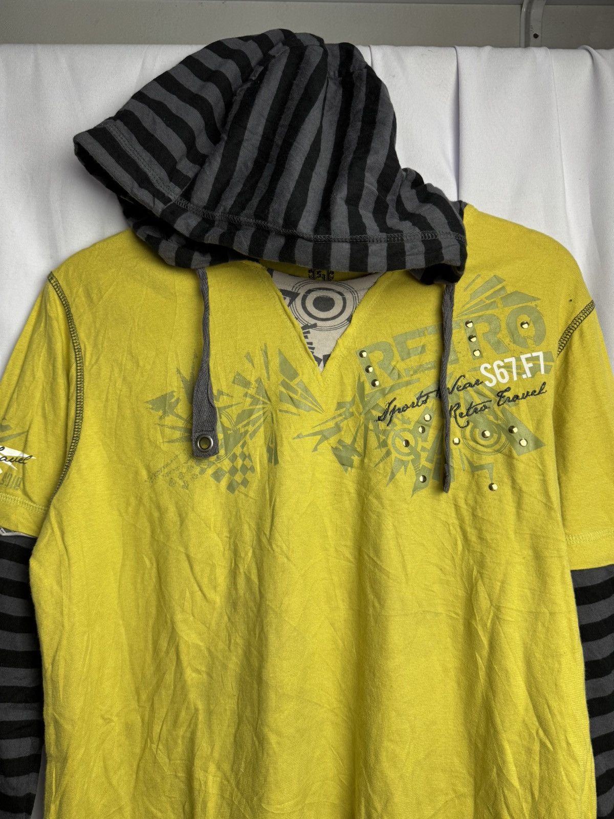 If Six Was Nine × Japanese Brand × PPFM Double Layer Loem Longsleeve hoodie Size US M / EU 48-50 / 2 - 3 Thumbnail