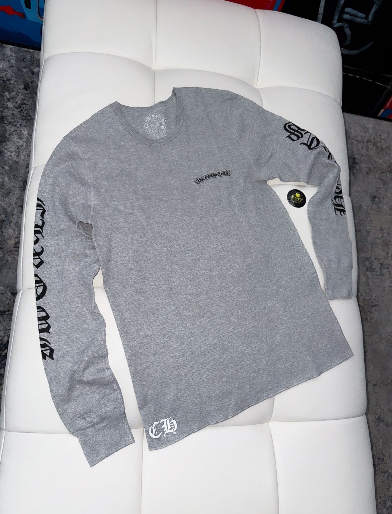 Chrome Hearts Chrome hearts logo thermal long sleeve t shirt Size US XL / EU 56 / 4 - 1 Thumbnail