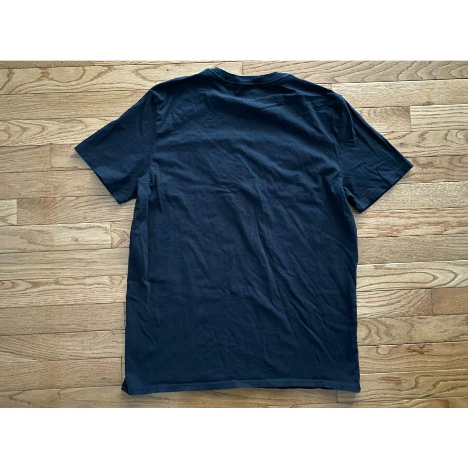 Guess GUESS Triangle Logo T Shirt Crew Neck Short Sleeve Embroidered Black L Mens Regular Size Shirt Size L / US 10 / IT 46 - 2 Thumbnail