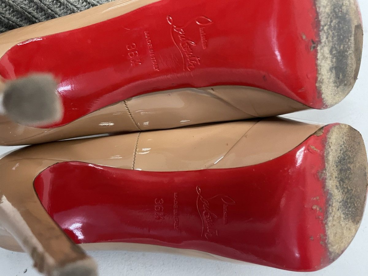 Christian Louboutin Patent Leather Platform Bianca Pump Size US 6 / IT 36 - 12 Thumbnail