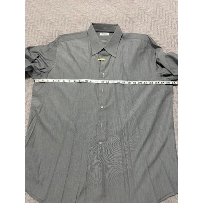 Neiman Marcus Fray for Neiman Marcus black micro stripe button down Size US L / EU 52-54 / 3 - 7 Thumbnail
