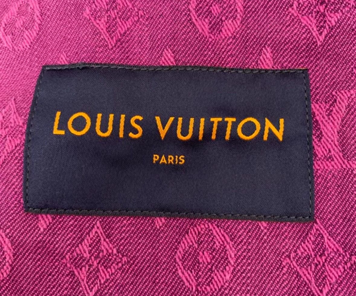 Louis Vuitton Louis Vuitton Lv purple logo with cotton denim jacket Size US M / EU 48-50 / 2 - 5 Thumbnail
