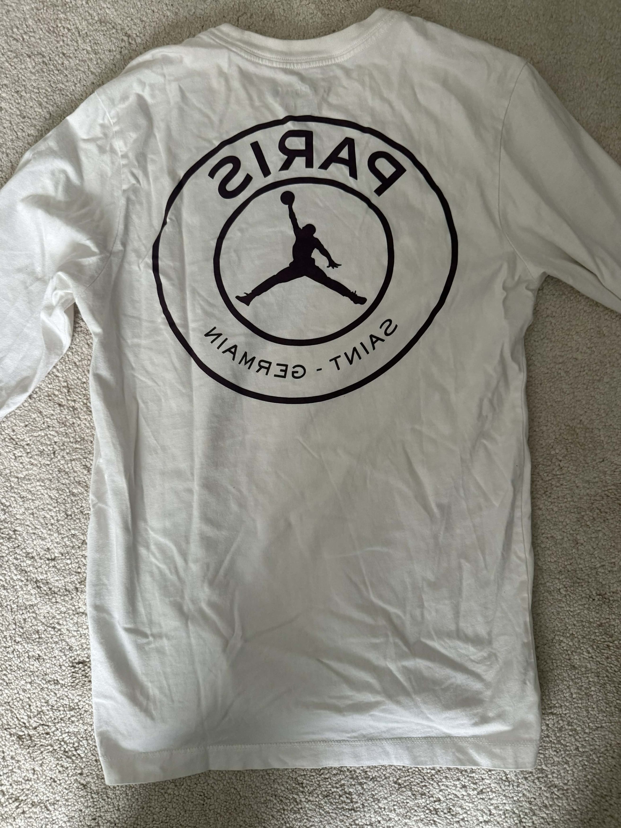 Jordan Brand PSG x Jordan White Long Sleeve Size US S / EU 44-46 / 1 - 2 Thumbnail