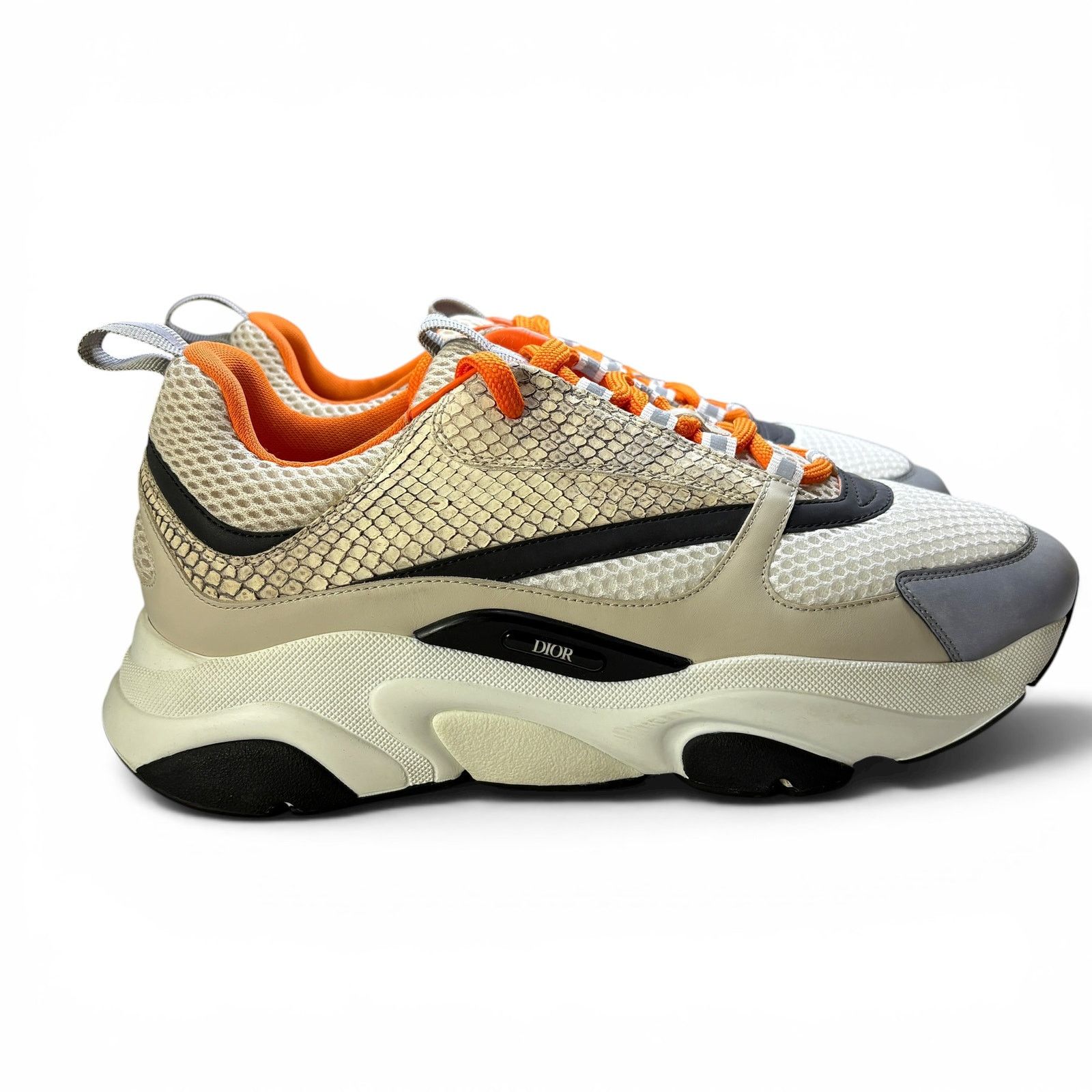 Dior Size 11 - Dior B22 Python Beige Sneakers Size US 11 / EU 44 - 3 Thumbnail