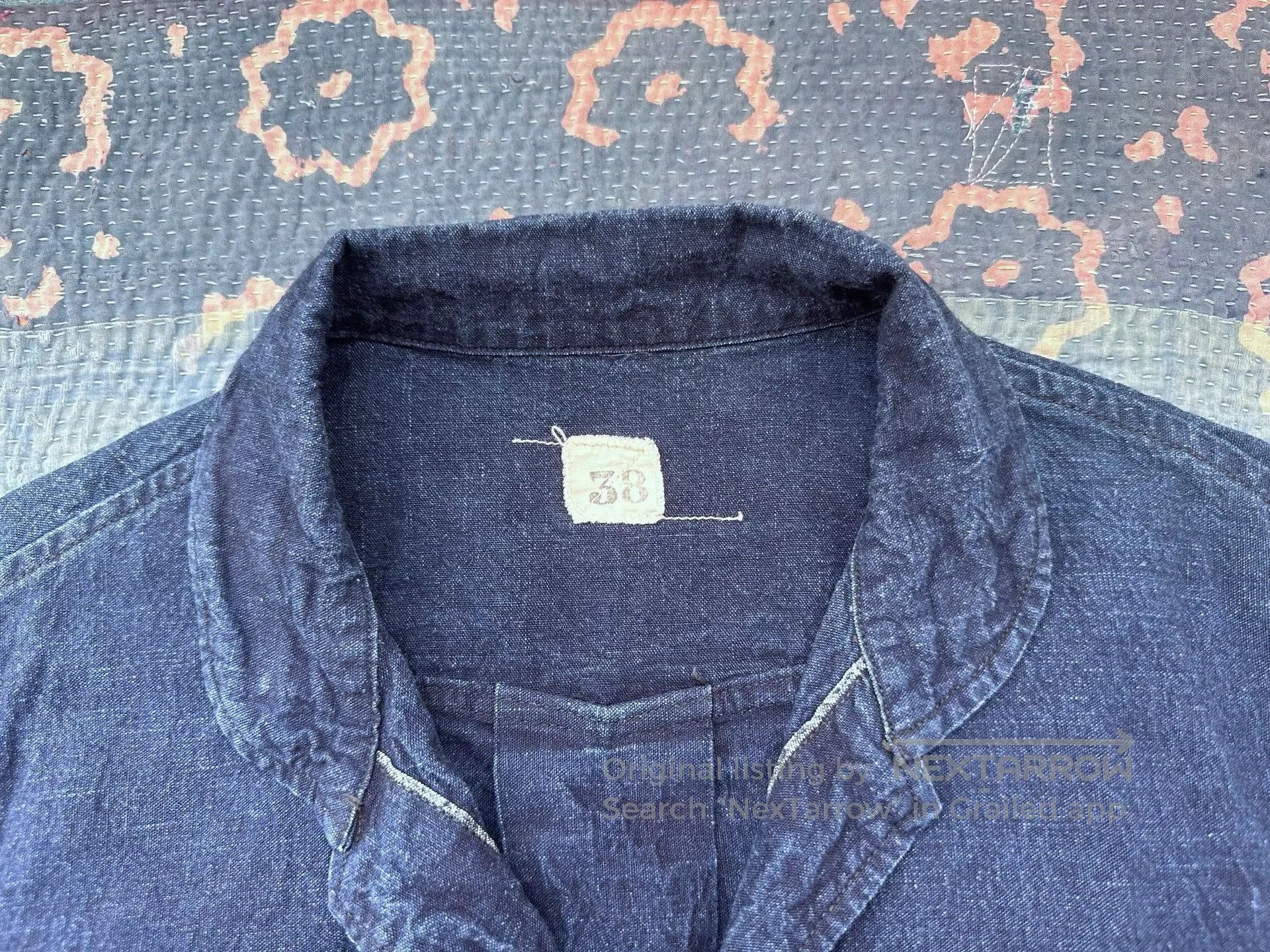 Mister Freedom Mister Freedom Indigo Leather Patchwork Jacket. Size US M / EU 48-50 / 2 - 3 Thumbnail