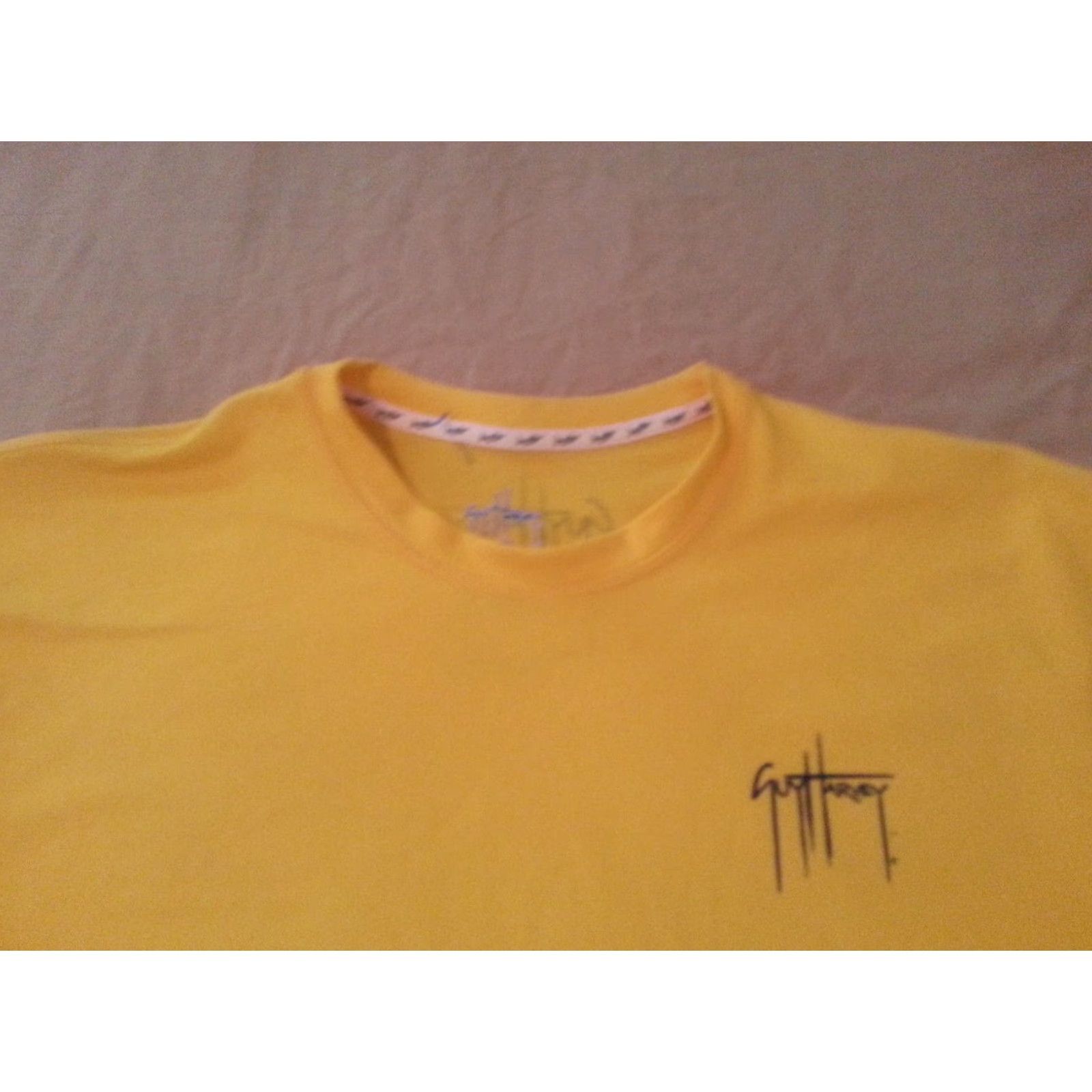 Guy Harvey VINTAGE Guy Harvey Shirt Mens M Medium Yellow Shirt Mens M Yellow Guy Harvey T-Shirt Size US M / EU 48-50 / 2 - 3 Thumbnail