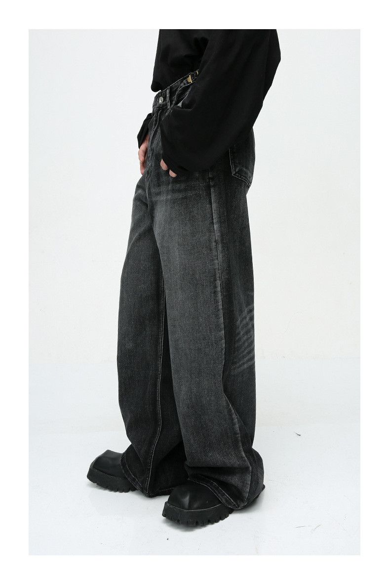 Japanese Brand American high street cool straight loose jeans Size US 34 / EU 50 - 4 Thumbnail