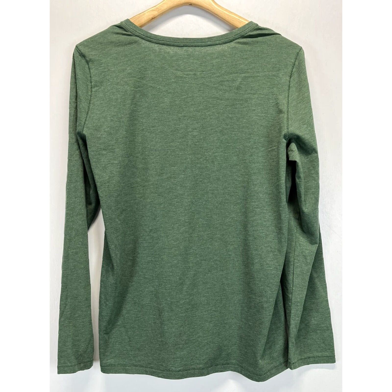 Life is Good VINTAGE Life is Good Long Sleeve T-Shirt Univ Of Miami Hurricanes Graphic Print Green Adult Large College Womens Size L / US 10 / IT 46 - 2 Thumbnail