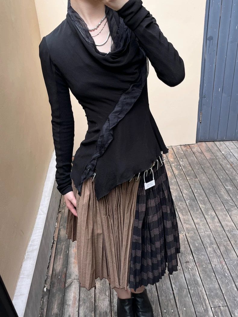 Rick Owens Rick Owens Silk Jacket with Irregular Edges jacket Size XS / US 0-2 / IT 36-38 - 7 Thumbnail