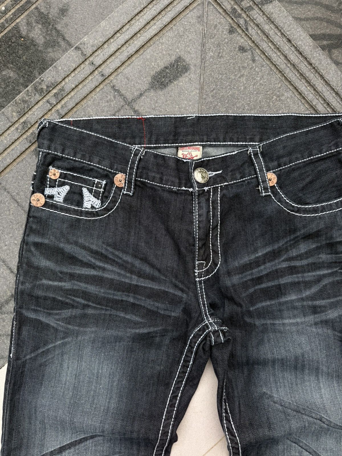 True Religion 90’s TRUE RELIGION RARE DENIM Y2K VINTAGE POCKET LOGO PANTS Size US 34 / EU 50 - 6 Thumbnail