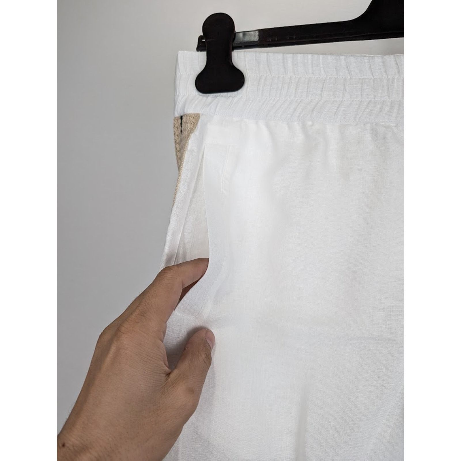 Palm Angels o1rshd1 PA Monogram Track Short in Off White/Black Size US 34 / EU 50 - 5 Thumbnail