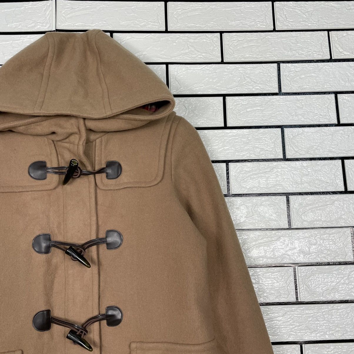 Japanese Brand Crestbridge Blue Label Brown Duffle Coat Size S / US 4 / IT 40 - 6 Thumbnail