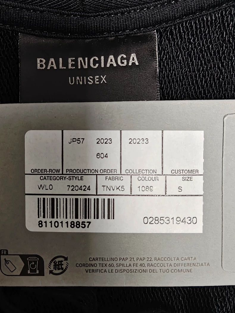 Balenciaga Balenciaga Mud-Stain Tape Coke Cover Zip Hoodie Jacket Size US S / EU 44-46 / 1 - 4 Thumbnail