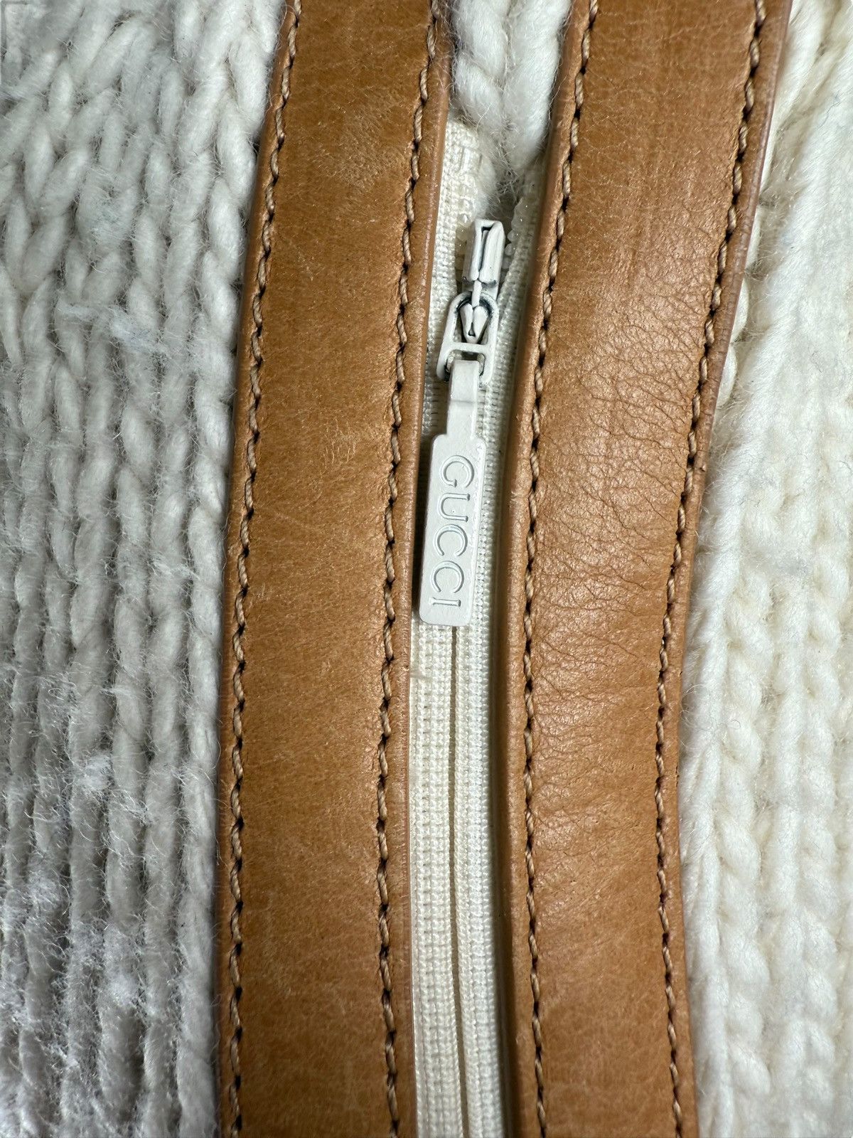Gucci Buckle Strap Wool Sweater