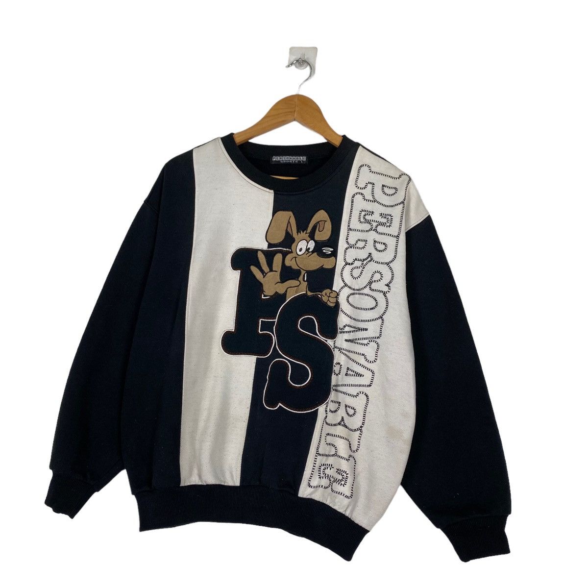 Cartoon Network × Japanese Brand Person Able Sports Big Logo Embroidered Crewneck Sweatshirt Size US M / EU 48-50 / 2 - 2 Thumbnail