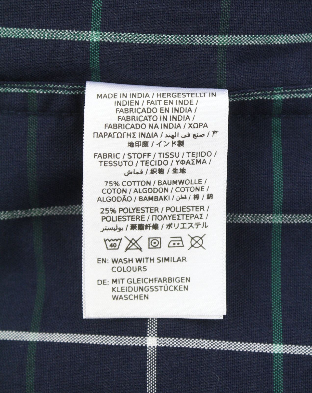 Gant TECH PREP OXFORD CHECK M Navy Button-Down Shirt 87487 Size US M / EU 48-50 / 2 - 8 Thumbnail