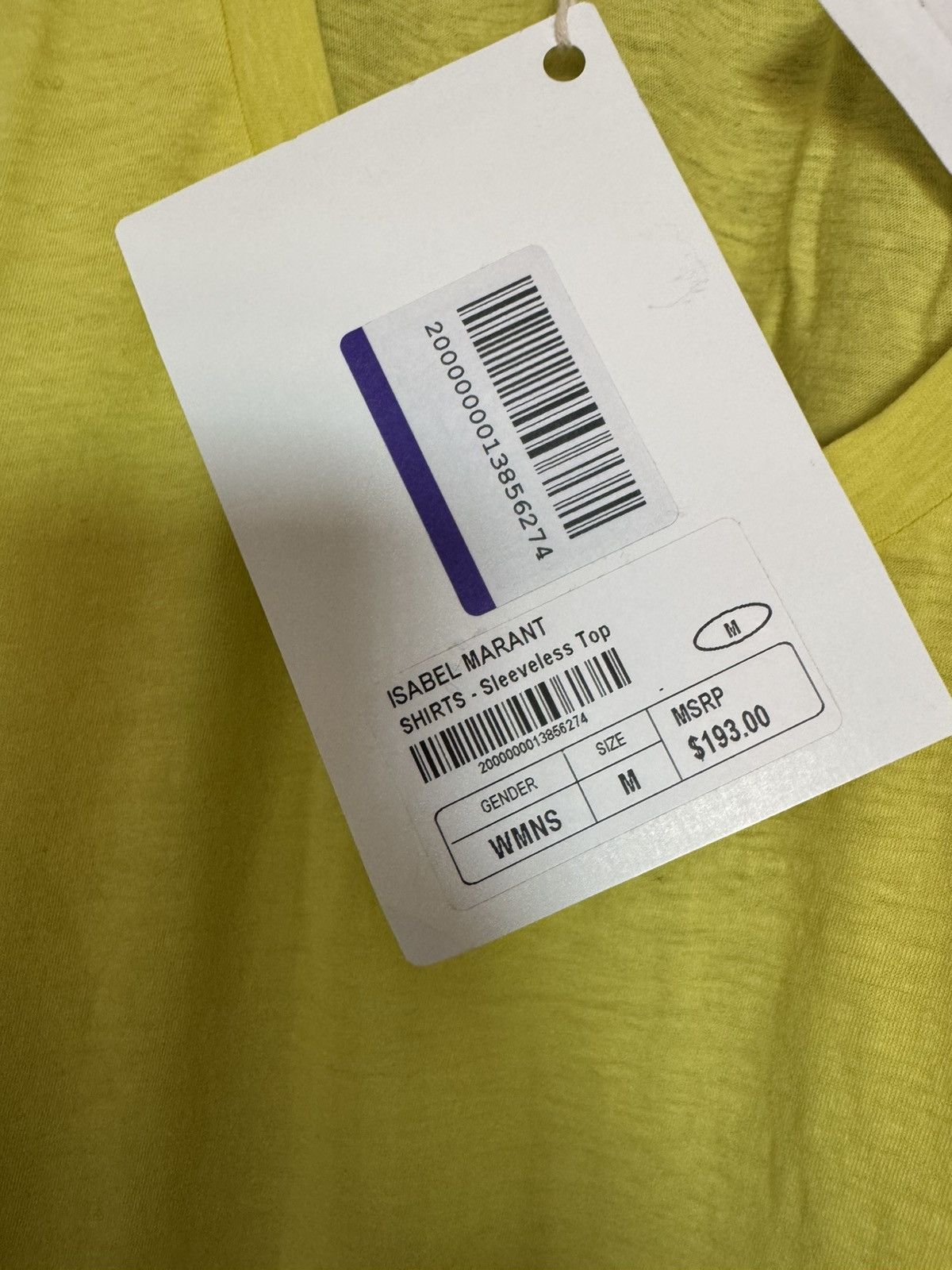 Isabel Marant Isabel Marant Yellow T-Shirt Size M Size M / US 6-8 / IT 42-44 - 2 Thumbnail