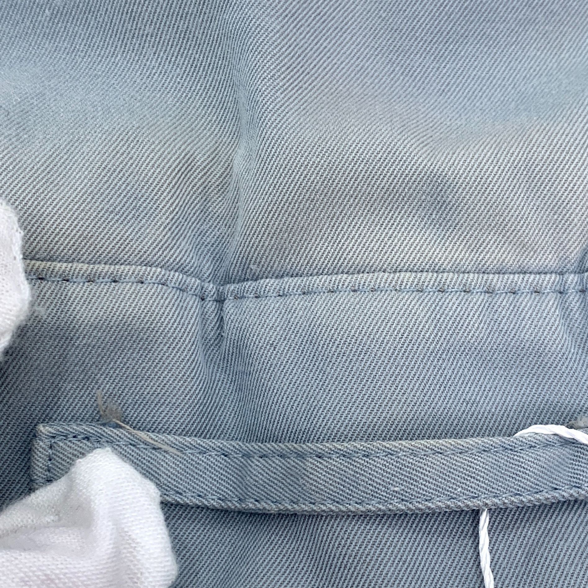 Burberry H9258 Womens Double-Breasted Light Blue Trench Coat With Bel Size S / US 4 / IT 40 - 6 Thumbnail