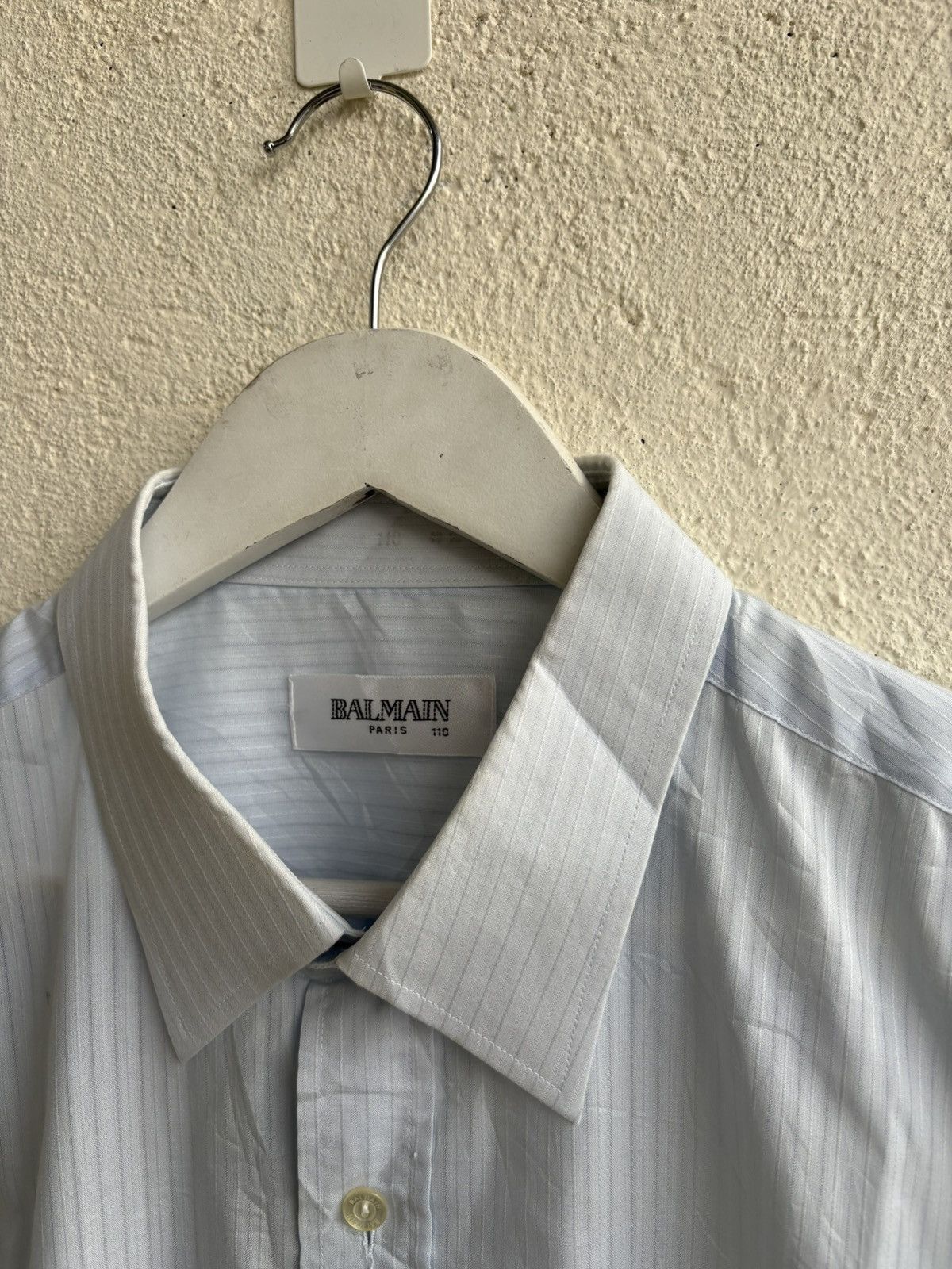 Balmain 2000s balmain Paris Stripe shirt Size US XL / EU 56 / 4 - 4 Thumbnail