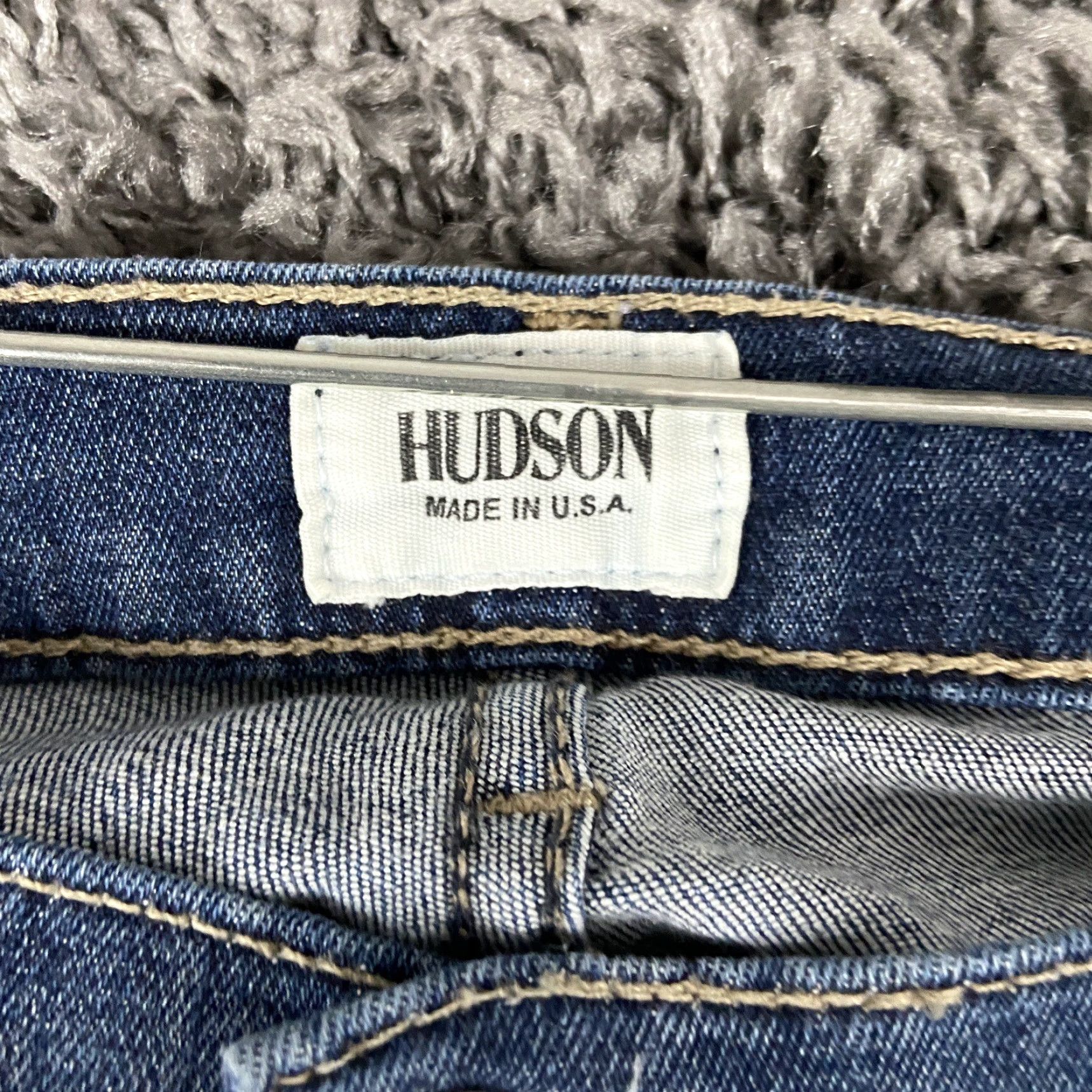 Hudson Hudson Krista Jeans Women 28 Blue Skinny Distressed Women Size 28" / US 6 / IT 42 - 7 Thumbnail