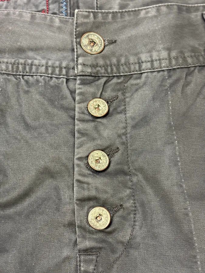 Designer × Marithe + Francois Girbaud × Vintage 2000s Marithé + François Girbaud Olive Green Strapped Waist Skirt Size 25" / US 0 / IT 36 - 5 Thumbnail