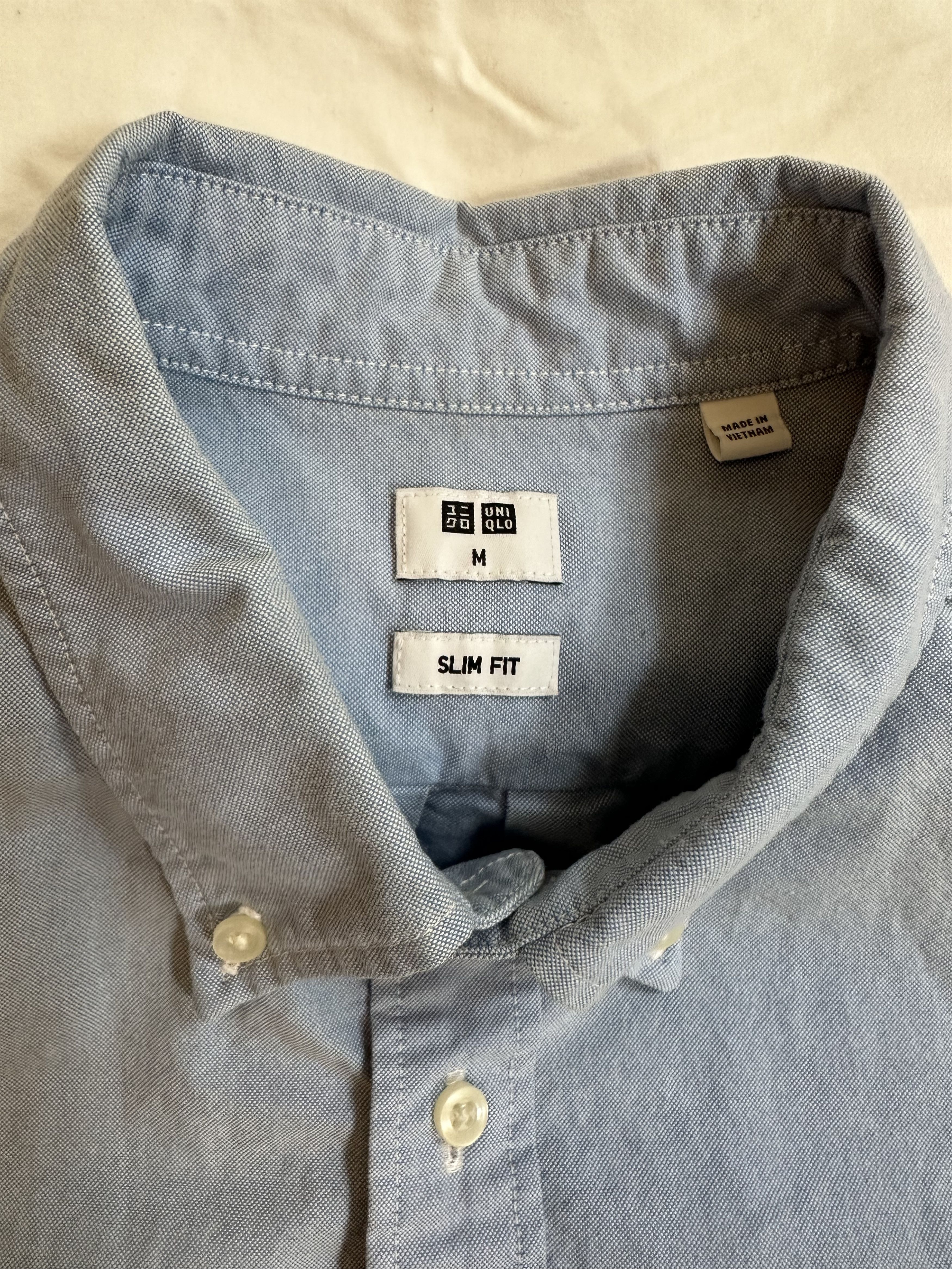Uniqlo Light blue oxford long sleeve shirt Size US M / EU 48-50 / 2 - 3 Thumbnail