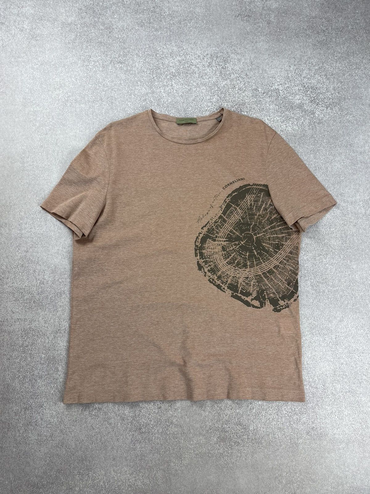 Corneliani Corneliani Circle Short Sleeve Cotton T-Shirt Size 50 Size US M / EU 48-50 / 2 - 1 Thumbnail
