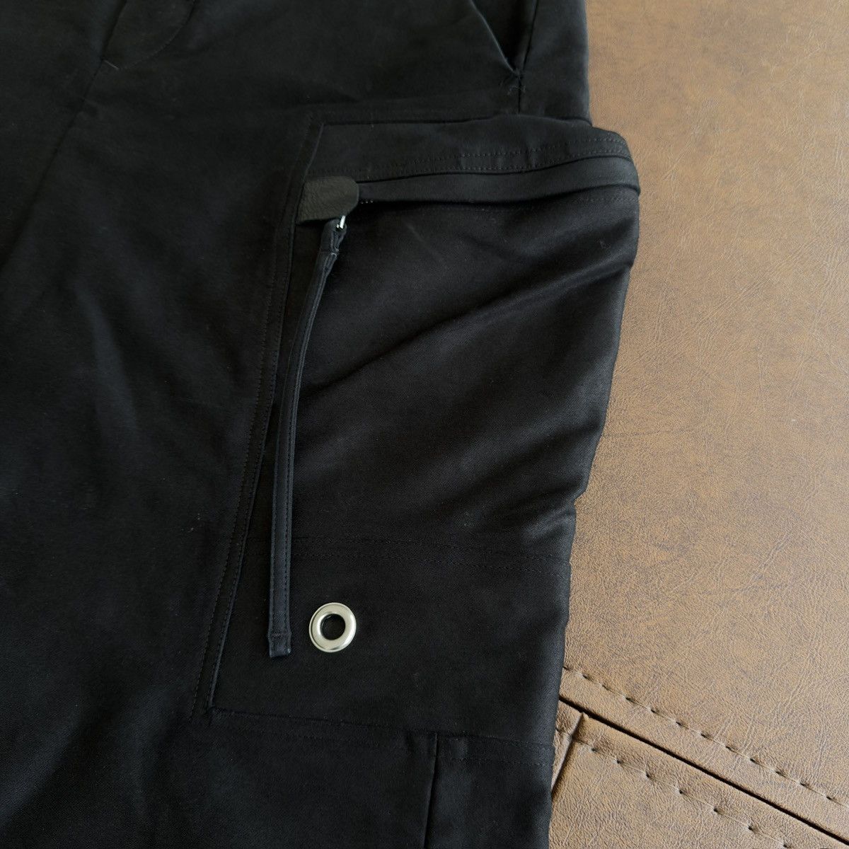 Rick Owens FW2018 "Sisyphus" Cotton Moleskin Cargo Cropped Pants Size US 30 / EU 46 - 5 Thumbnail